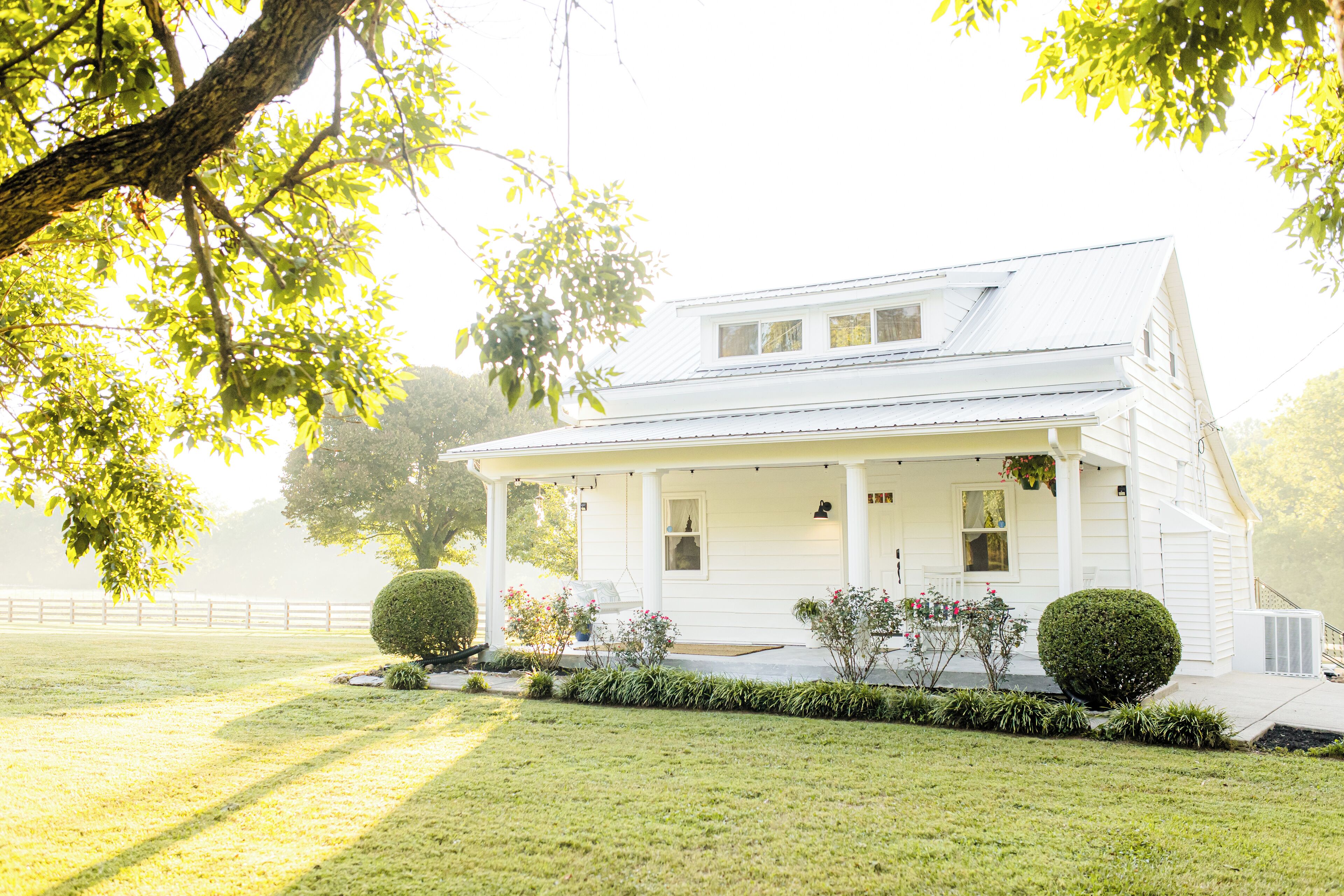 Front View of The Phoenix House late afternoon.