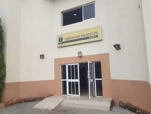 Fassade der Unterkunft