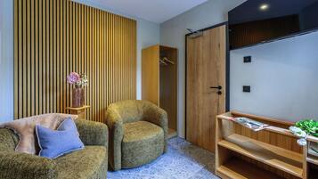 Suite Basic | Area keluarga | TV layar datar dan lantai berpemanas