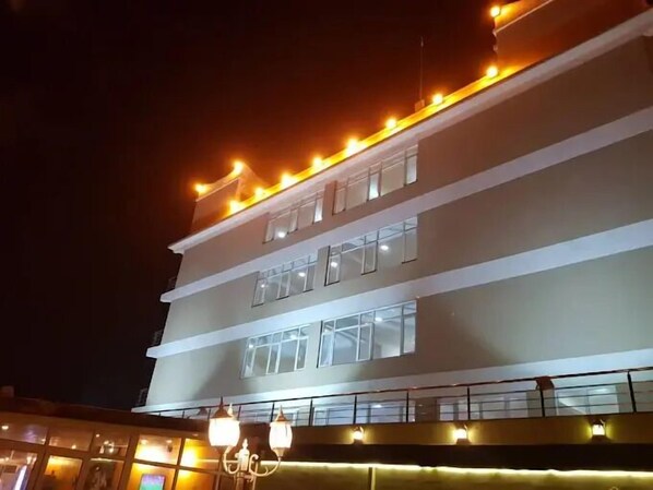 Front of property – evening/night