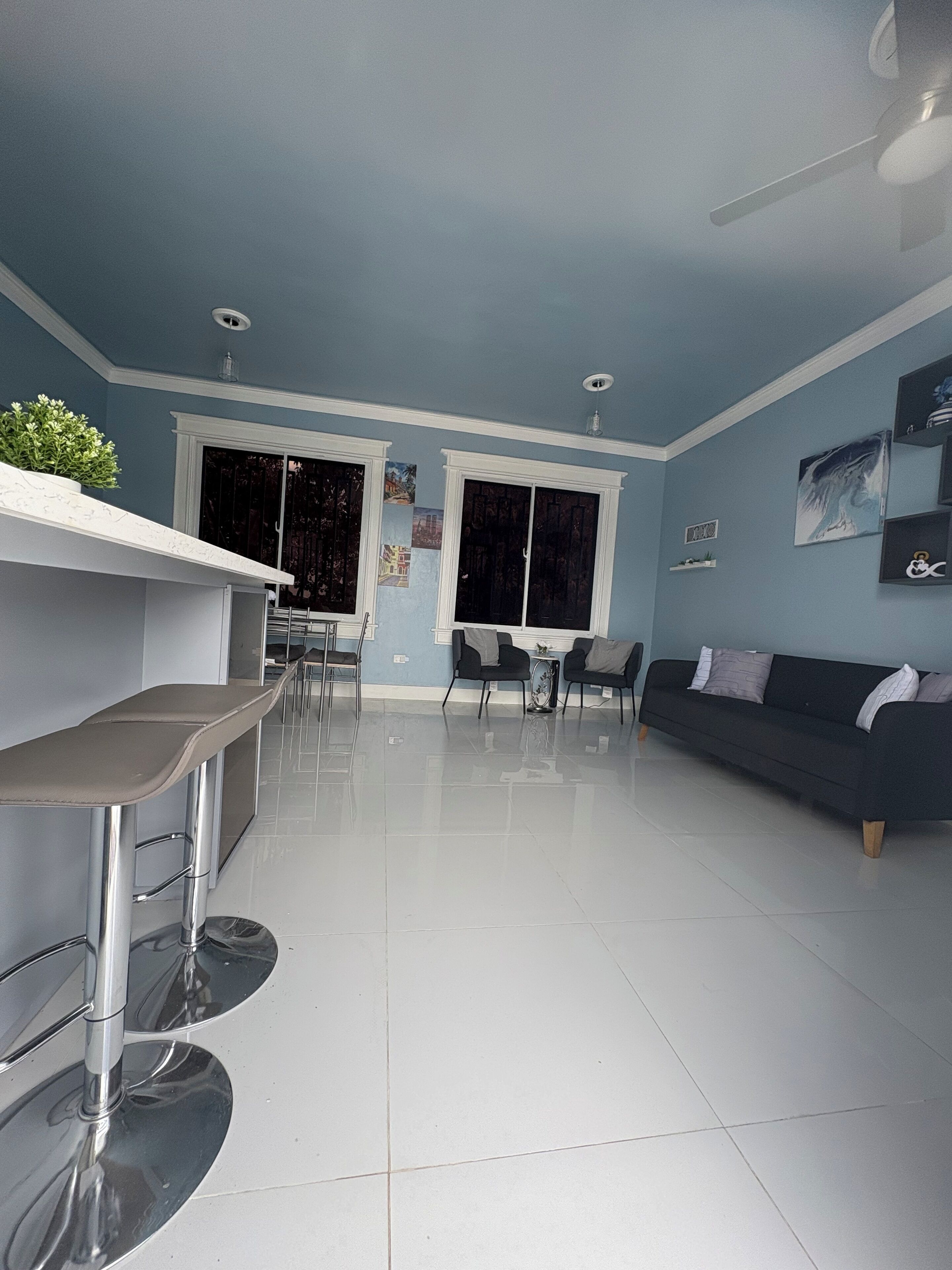 Smart-tv och en stereo