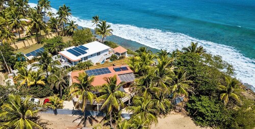 Eco friendly beachfront oasis