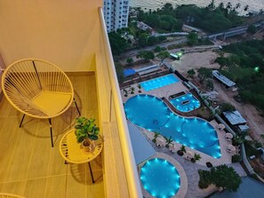 Terrace/patio - Apartasuite live the best sunset, ocean view (Santa Marta)