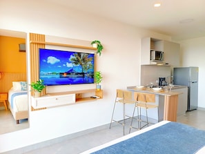 1 bedroom, iron/ironing board, free WiFi, bed sheets - Apartasuite live the best sunset, ocean view (Santa Marta)