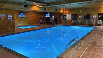 Indoor pool, outdoor pool