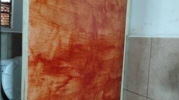 Towels, soap, toilet paper