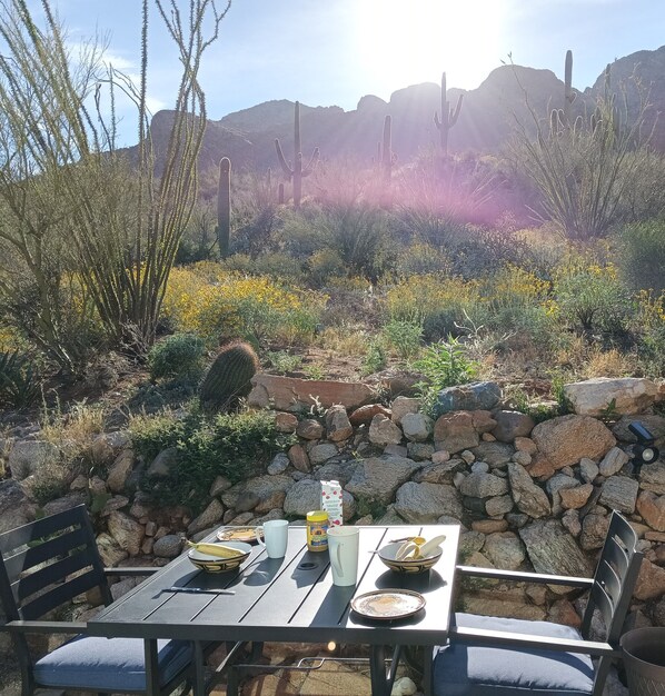 Outdoor dining