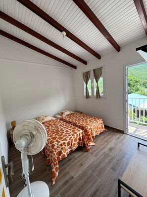 2 chambres, fer et planche à repasser, Wi-Fi gratuit, draps fournis