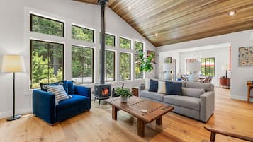 Fernseher, Kamin, Arbeitsbereiche