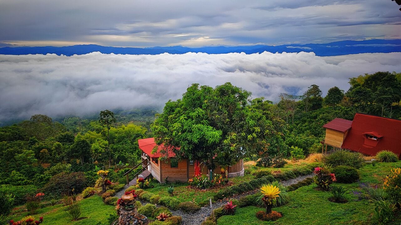 Utsikt fra overnattingsstedet