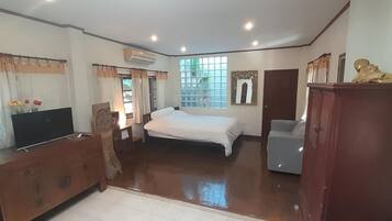 ห้องพัก, 1 ห้องนอน, พร้อมสิ่งอำนวยความสะดวกสำหรับผู้พิการ, สูบบุหรี่ได้ | 1 ห้องนอน