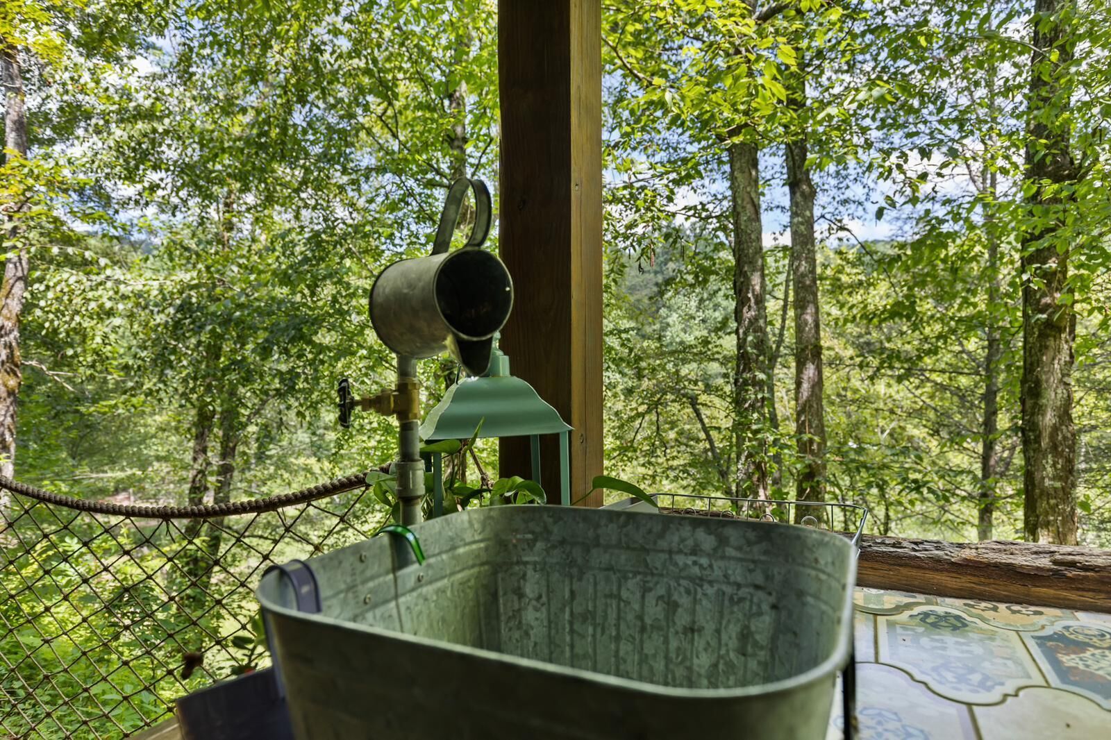 Vue depuis l’hébergement