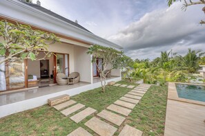 Front of property - Kelingking Green Village (Penida Island)