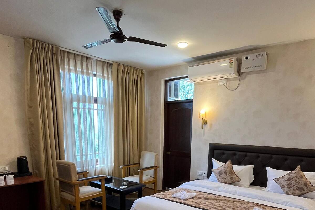 Kamar Double Comfort, pemandangan gunung | Kamar mandi | Perlengkapan mandi gratis, handuk, dan sampo