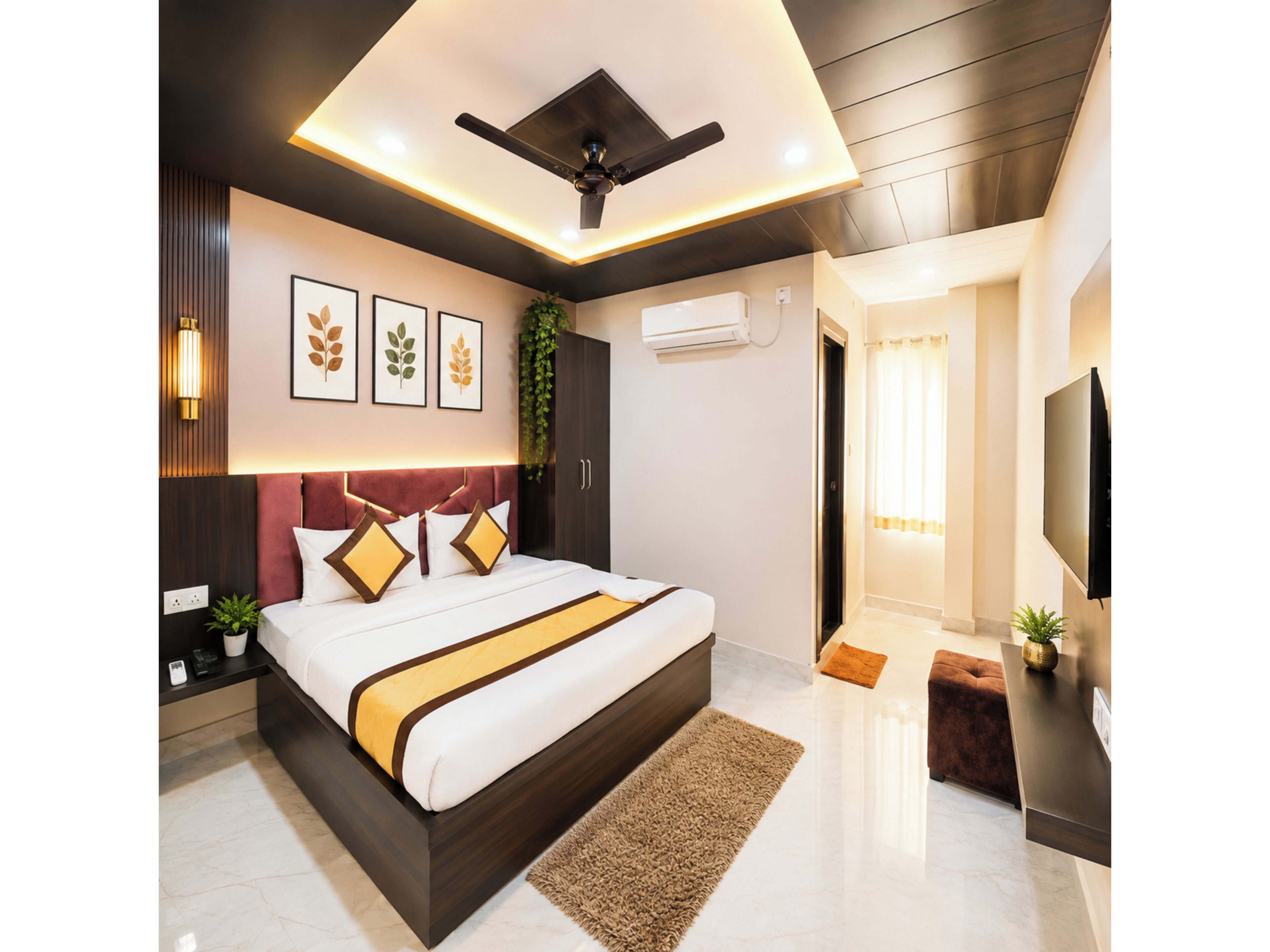 Hypo-allergenic bedding, soundproofing, free WiFi