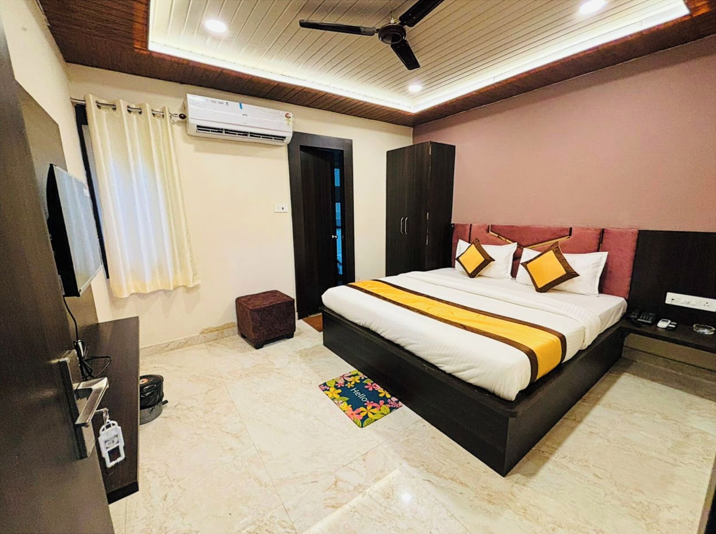 Chambre Standard double, climatisation | Vue de la chambre