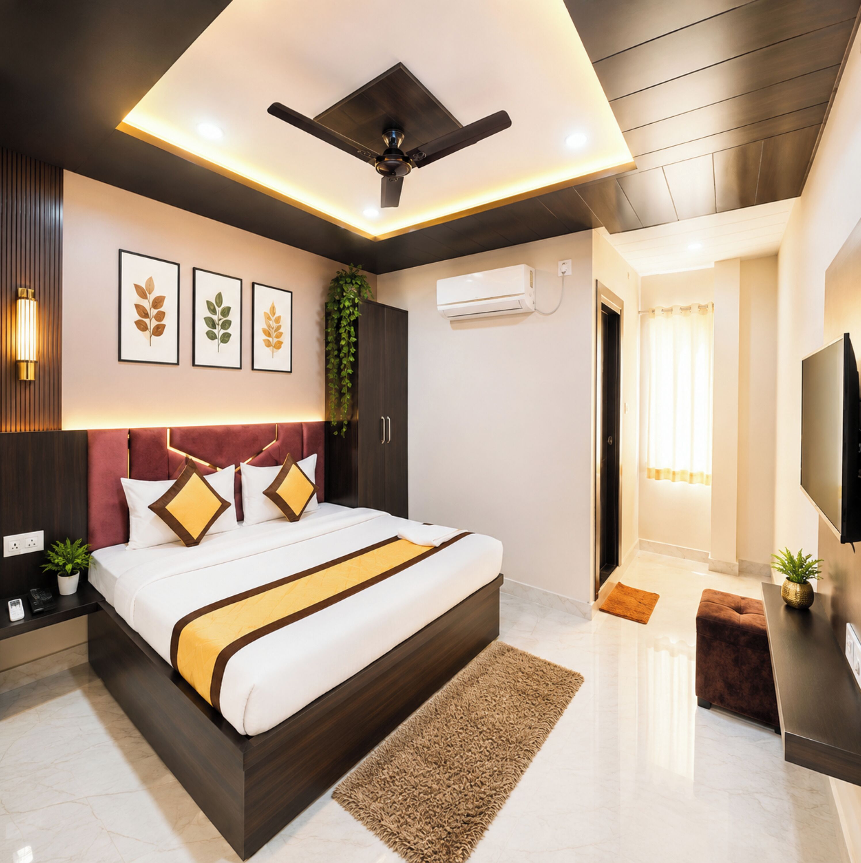 Hypo-allergenic bedding, soundproofing, free WiFi