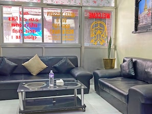 Lobby sitting area