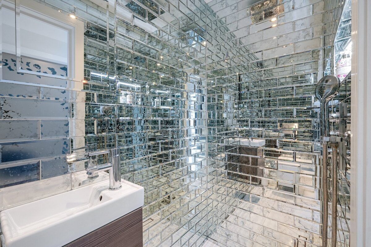 Shower, hair dryer