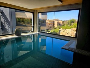Indoor pool, outdoor pool