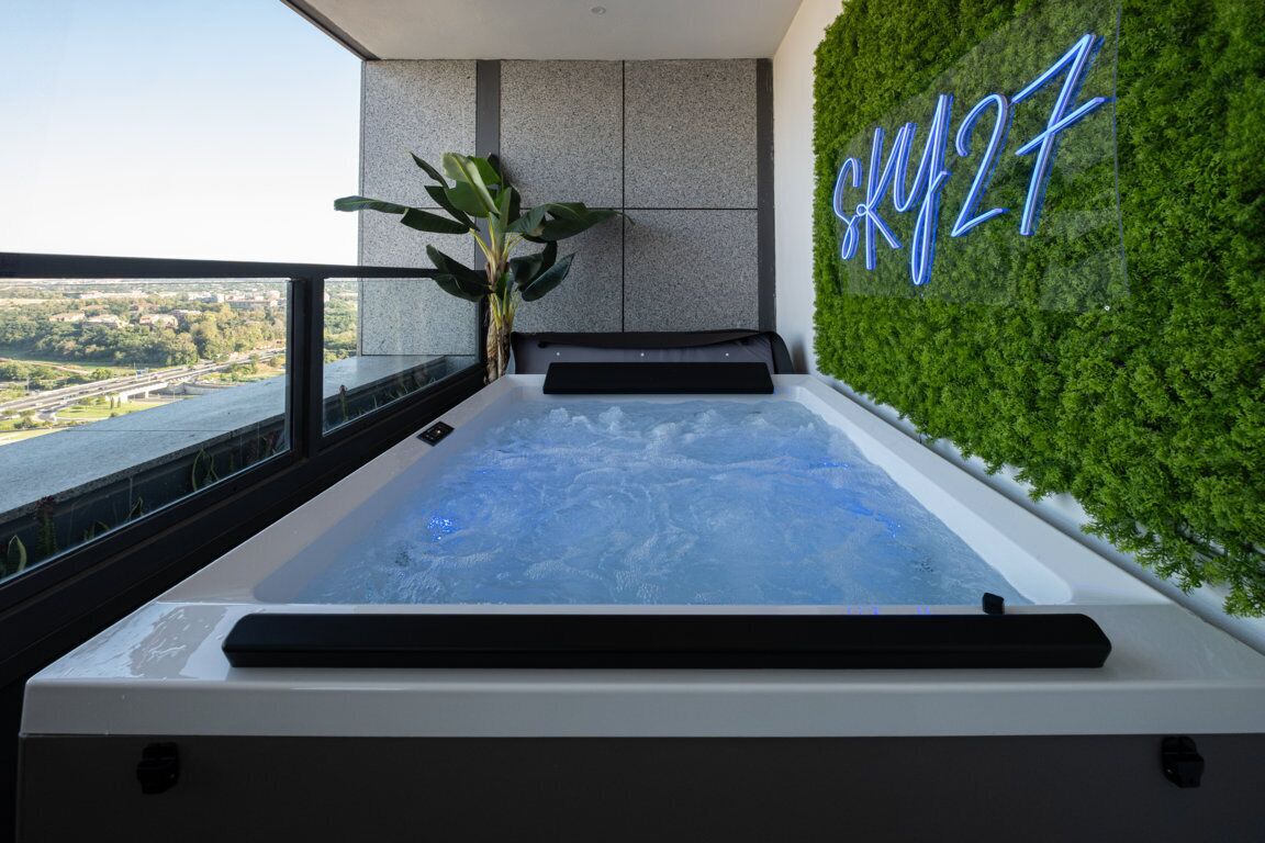 Bain à remous intérieur