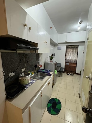Basic Apartment, 1 King Bed with Sofa bed, Non Smoking, Pets allowed | Private kitchenette