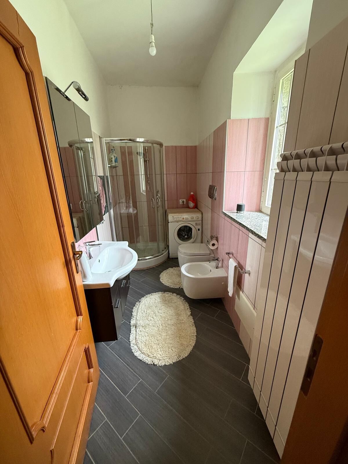 Dusche, Haartrockner, Bidet, Handtücher