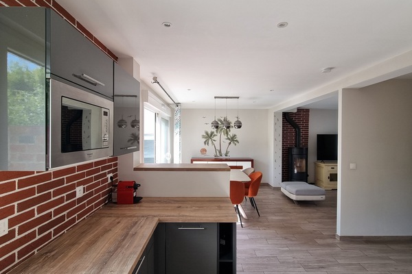 Vue Cuisine salle à manger