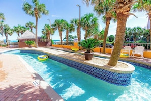 Indoor pool, outdoor pool