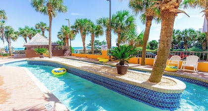 Beachfront Resort/Fantastic views/Three Beds Cozy 1-bedroom in Great Resort