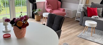 New vacation apartment on the Baltic Sea with garden only 450 meters to the sea and marina