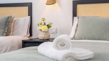 3 slaapkamers, een strijkplank/strijkijzer, gratis wifi, beddengoed