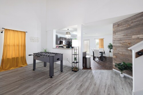 Kitchen • Foosball • Fenced Yard • Parking