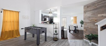 Kitchen • Foosball • Fenced Yard • Parking