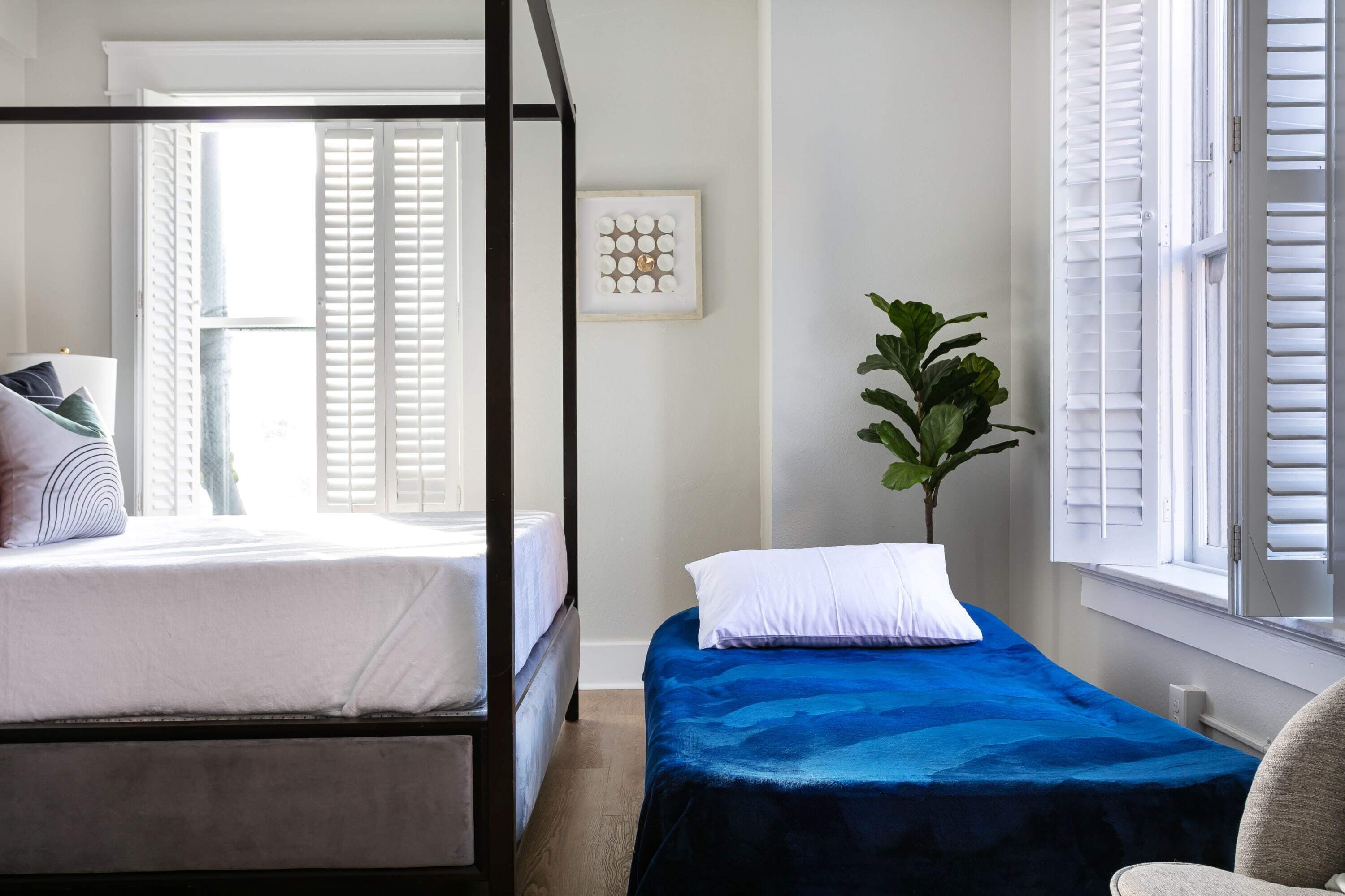 Elegant sleeping bedroom