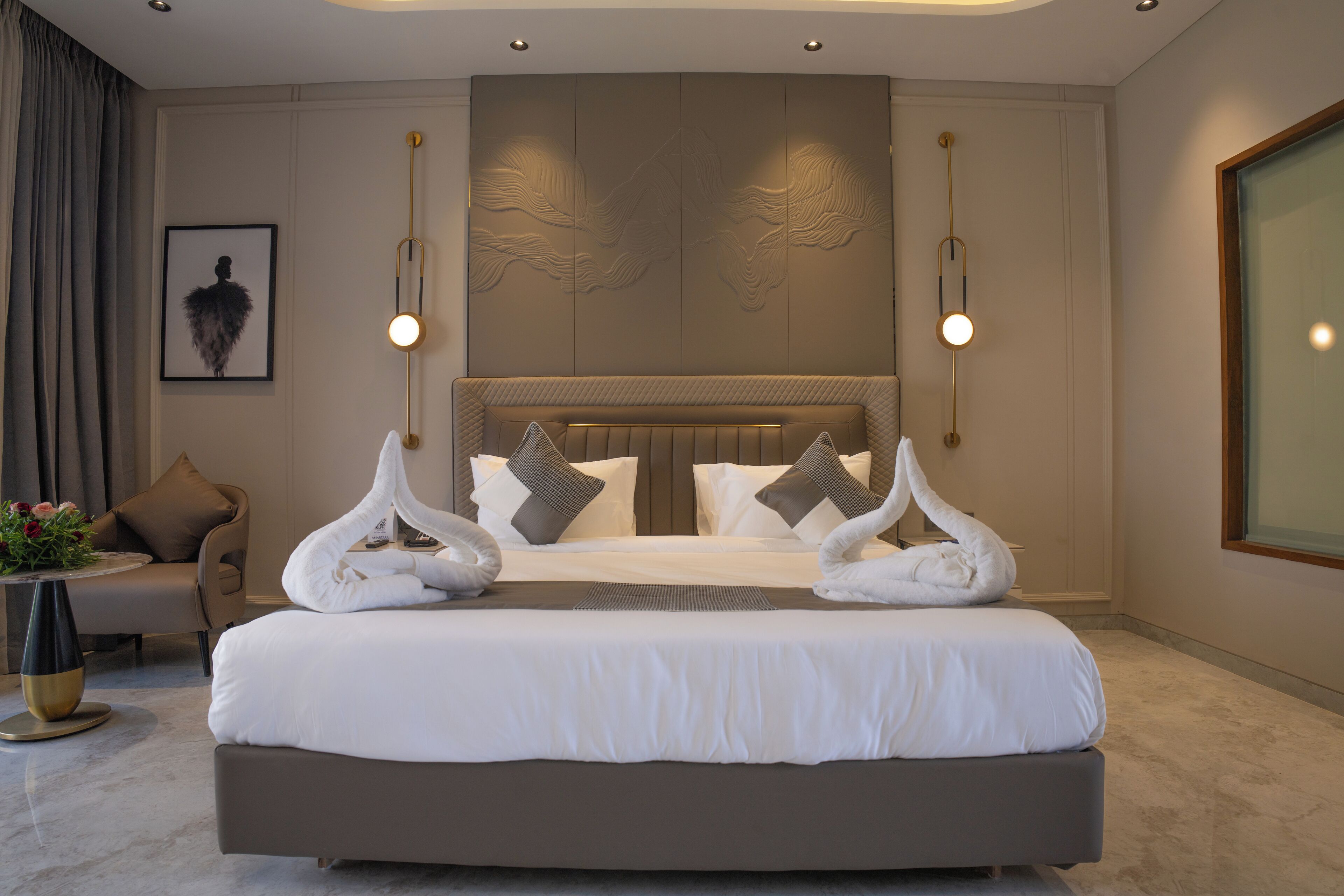 Habitación individual, balcón, vista al jardín | Ropa de cama hipoalergénica y caja de seguridad en la habitación 