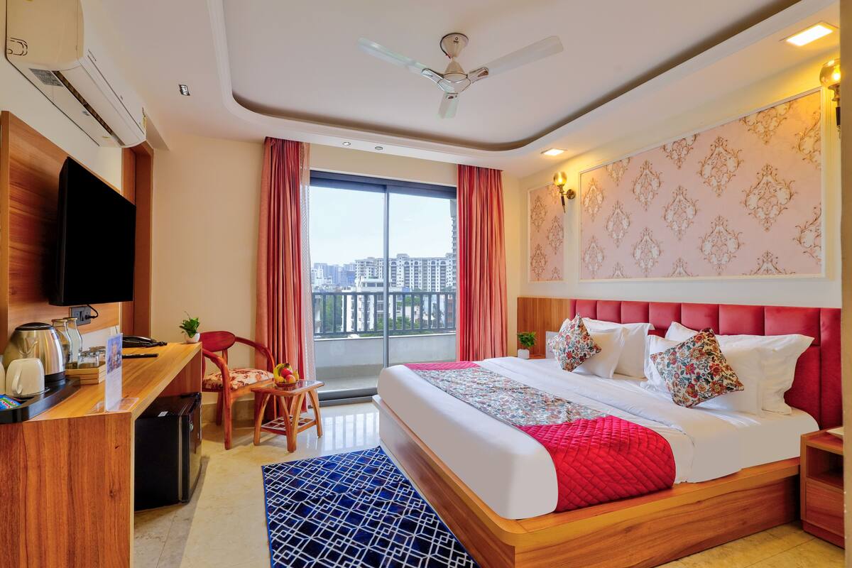 Suite, balcone, vista città | Vista città