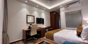 In-room safe, blackout drapes, soundproofing, iron/ironing board