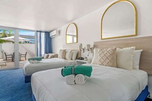 1 غرفة نوم ومكواة/لوح كي وواي فاي وملاءات أسرّة