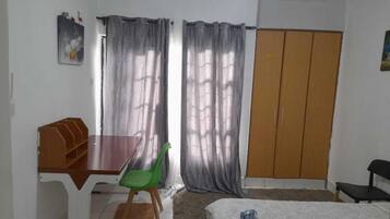 1 bedroom, iron/ironing board, Internet, bed sheets