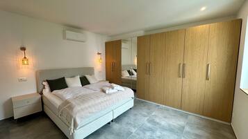 2 Schlafzimmer, Reisekinderbett, kostenloses WLAN, Bettwäsche