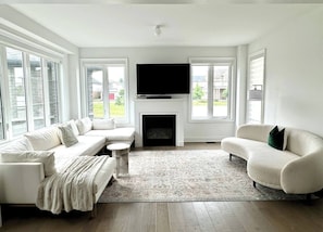 Fernseher, Kamin