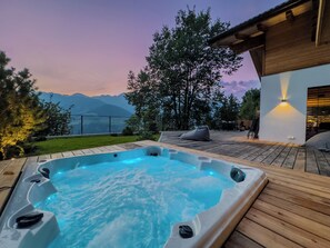 Terrace/patio - Chalet Astra | Luxury chalet with sauna & whirlpool in Ulten near Merano (san pancrazio)