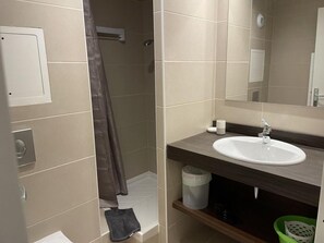 Shower, hair dryer