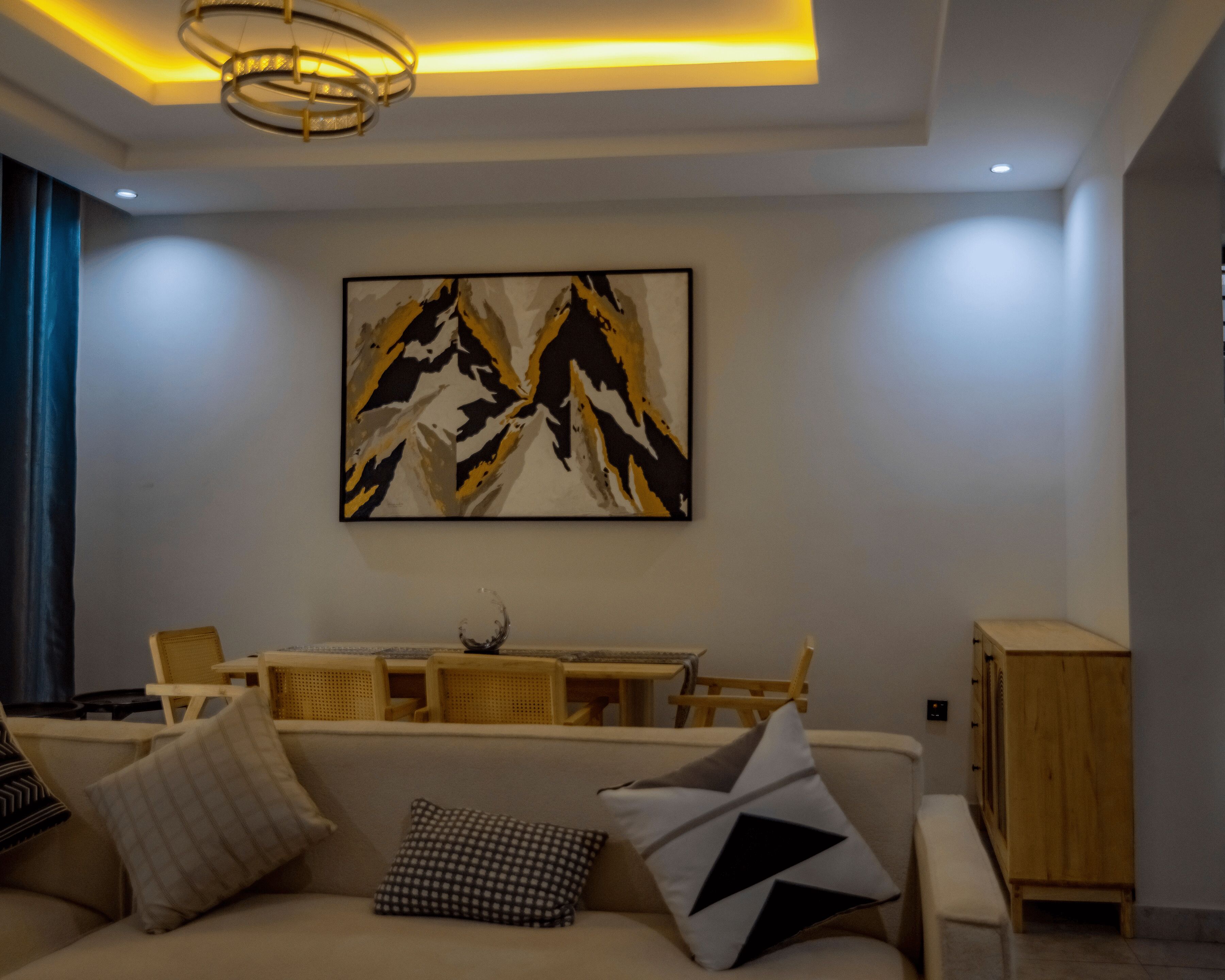 Deluxe Apartment, Balcony | Living area