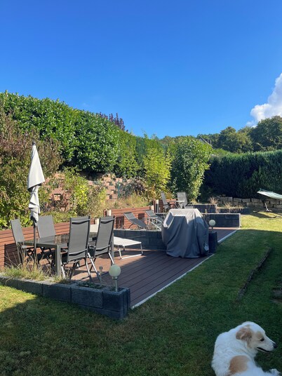 Vacation home with fenced garden & terrace in Bad Eilsen - dogs welcome