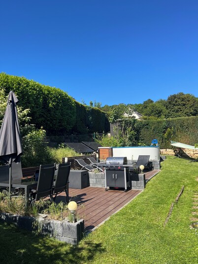 Vacation home with fenced garden & terrace in Bad Eilsen - dogs welcome