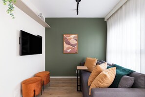 Appartement Confort, vue ville | Coin séjour