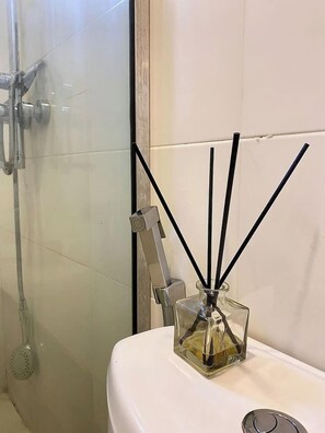 Handdoeken, zeep, toiletpapier