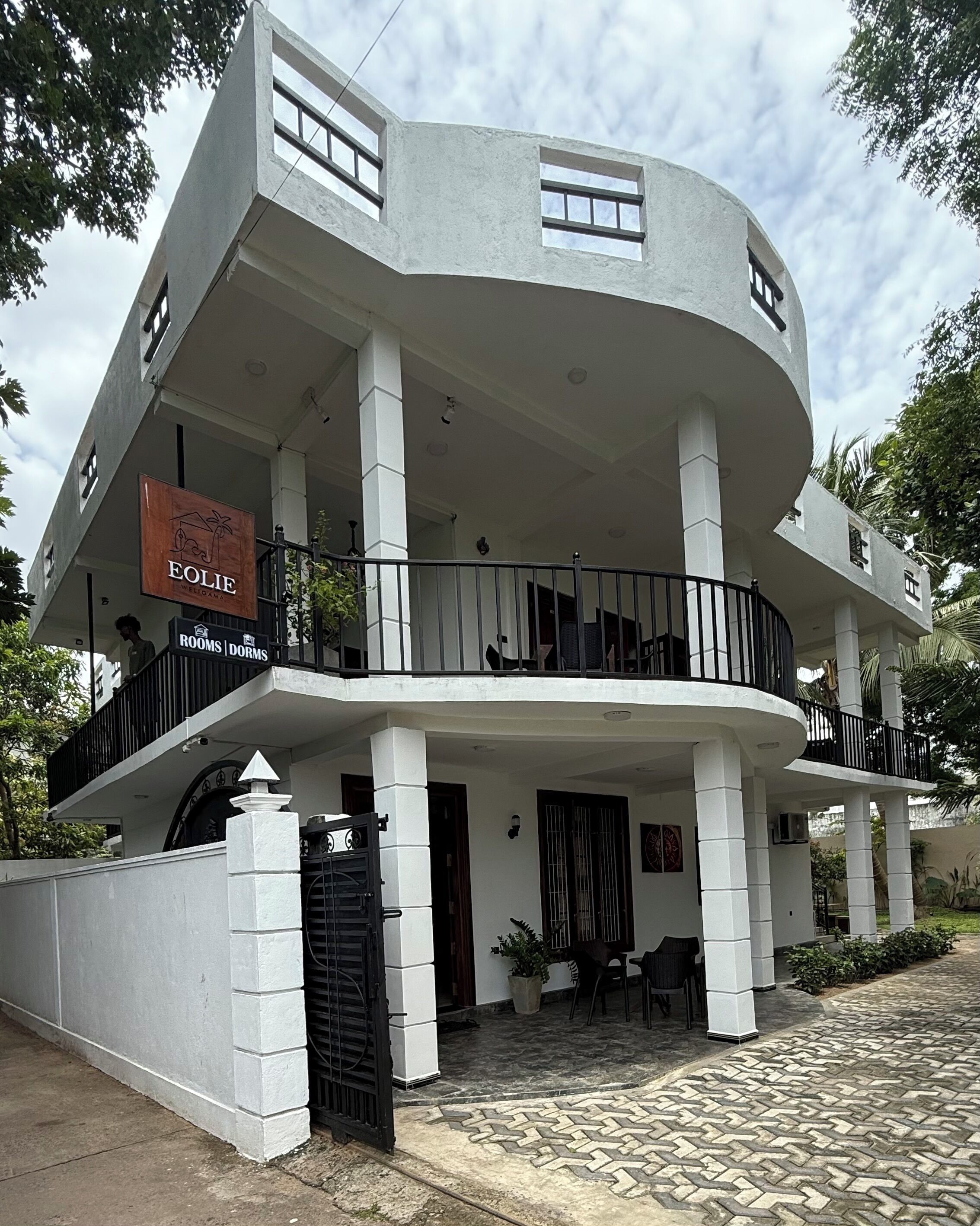 Facciata della struttura